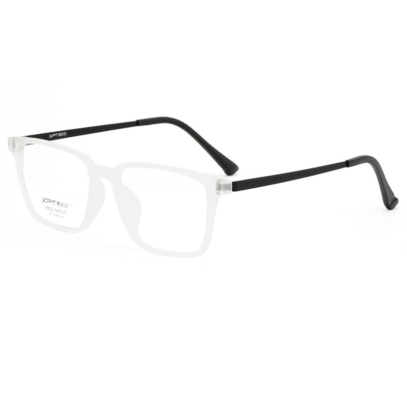 Ultralight TR90 Dlasses Frame Pure Titanium Myopia Glasses Male Comfortable Retro Square Large Frame Optical Glasses Frame 9822