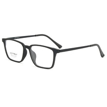 Load image into Gallery viewer, Ultralight TR90 Dlasses Frame Pure Titanium Myopia Glasses Male Comfortable Retro Square Large Frame Optical Glasses Frame 9822