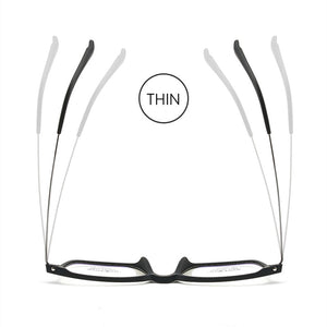 Ultralight TR90 Dlasses Frame Pure Titanium Myopia Glasses Male Comfortable Retro Square Large Frame Optical Glasses Frame 9822