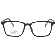 Load image into Gallery viewer, Ultralight TR90 Dlasses Frame Pure Titanium Myopia Glasses Male Comfortable Retro Square Large Frame Optical Glasses Frame 9822