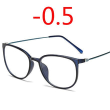Load image into Gallery viewer, Ultralight TR90 Finished Myopia Glasses Women Men Sexy Oval Student Short-sighted Glasses Diopter -0.5 -1.0 -1.5 -2.0 To -6.0