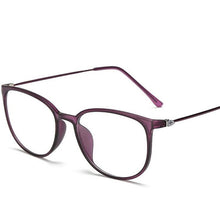 Load image into Gallery viewer, Ultralight TR90 Finished Myopia Glasses Women Men Sexy Oval Student Short-sighted Glasses Diopter -0.5 -1.0 -1.5 -2.0 To -6.0
