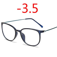 Load image into Gallery viewer, Ultralight TR90 Finished Myopia Glasses Women Men Sexy Oval Student Short-sighted Glasses Diopter -0.5 -1.0 -1.5 -2.0 To -6.0