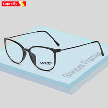 Carica l&#39;immagine nel visualizzatore di Gallery, Ultralight TR90 Optical Glasses Clear Lenses Eyeglasses Frames For Women Men Myopia Glasses Spectacles Eyewear A8720