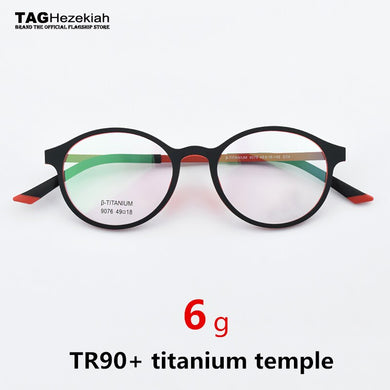 Ultralight TR90 Round Glasses Frame Brand Men Women Vintage titanium Eyeglasses Student Myopia Optical Frames Spectacles Retro