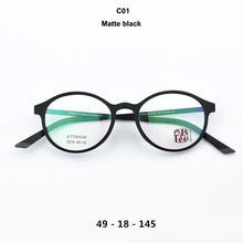 Load image into Gallery viewer, Ultralight TR90 Round Glasses Frame Brand Men Women Vintage titanium Eyeglasses Student Myopia Optical Frames Spectacles Retro