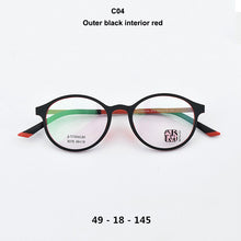 Load image into Gallery viewer, Ultralight TR90 Round Glasses Frame Brand Men Women Vintage titanium Eyeglasses Student Myopia Optical Frames Spectacles Retro