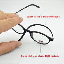 Load image into Gallery viewer, Ultralight TR90 Round Glasses Frame Brand Men Women Vintage titanium Eyeglasses Student Myopia Optical Frames Spectacles Retro