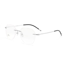 Load image into Gallery viewer, Ultralight Titanium Alloy Rimless Men Glasses Frame Square Eyeglasses Myopia Prescription Frames For Women Optical Eye Glass
