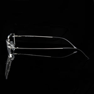 Ultralight Titanium Rimless Glasses Gold Men Small Square Frameless Eyeglasses Frame Women Optical Frame Flexible Slim Leg