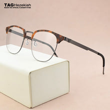 Load image into Gallery viewer, Ultralight brand titanium glasses frame men optical glasses frame women spectacle frames Men&#39;s eyeglasses Women&#39;s 9843