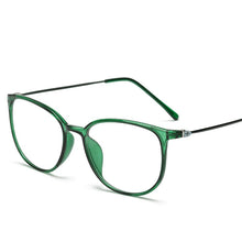Load image into Gallery viewer, Ultralight plastic steel flat mirror retro box glasses frame 872