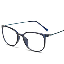 Load image into Gallery viewer, Ultralight plastic steel flat mirror retro box glasses frame 872