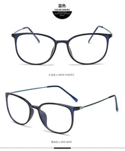 Load image into Gallery viewer, Ultralight plastic steel flat mirror retro box glasses frame 872