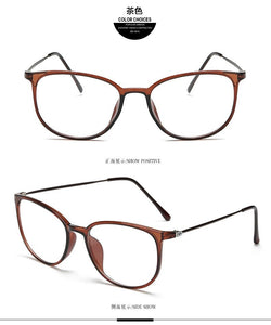Ultralight plastic steel flat mirror retro box glasses frame 872