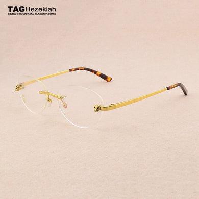 Ultralight titanium glasses frame women Rimless glasses frame men eyeglasses frames men Frameless spectacle frames Women CT0038S