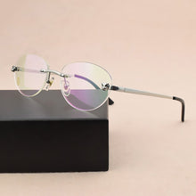 Load image into Gallery viewer, Ultralight titanium glasses frame women Rimless glasses frame men eyeglasses frames men Frameless spectacle frames Women CT0038S