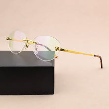 Load image into Gallery viewer, Ultralight titanium glasses frame women Rimless glasses frame men eyeglasses frames men Frameless spectacle frames Women CT0038S