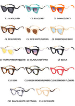 Load image into Gallery viewer, Unique Cat&#39;s Eye Eyeglasses For Women 2023 Leopard Print Sunglasses Female Alloy Shades Clear Lens Sunglasses