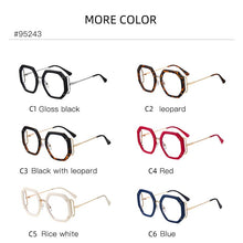 Load image into Gallery viewer, Unique Design Women Eyeglasses Frame UV400 Blue Light Blocking Anti-Blue Ray Optical Prescription Eyewear Spectacles Female