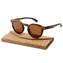 Load image into Gallery viewer, Unique Design Wood Sunglasses For Men and Women Multiple Wood Hand Stitching Anti-blue Lens UV400 Handmade with Case