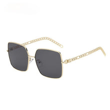 Load image into Gallery viewer, Unique Hollow Chain Frame Sunglasses For Women 2023 Alloy Square Sun Glasses Gradient Uv400 Eyewear Female Shades