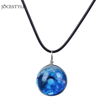 Carica l&#39;immagine nel visualizzatore di Gallery, Unique Luminous Universe Glow Pendant Necklace Luminous in the Dark Ball Pendant Necklace Gift Unisex