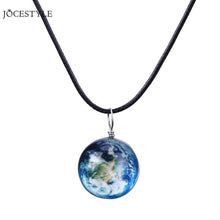 Carica l&#39;immagine nel visualizzatore di Gallery, Unique Luminous Universe Glow Pendant Necklace Luminous in the Dark Ball Pendant Necklace Gift Unisex