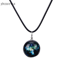Carica l&#39;immagine nel visualizzatore di Gallery, Unique Luminous Universe Glow Pendant Necklace Luminous in the Dark Ball Pendant Necklace Gift Unisex