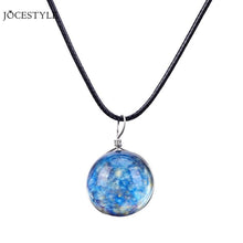 Carica l&#39;immagine nel visualizzatore di Gallery, Unique Luminous Universe Glow Pendant Necklace Luminous in the Dark Ball Pendant Necklace Gift Unisex