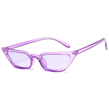Load image into Gallery viewer, Unique Mini Cat Eye Style Women‘s Sunglasses Rectangle Decoration Sun Glasses Candy Color Internet Celebrity Recommend