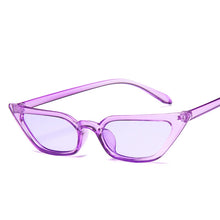 Load image into Gallery viewer, Unique Mini Cat Eye Style Women‘s Sunglasses Rectangle Decoration Sun Glasses Candy Color Internet Celebrity Recommend