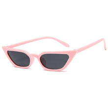 Load image into Gallery viewer, Unique Mini Cat Eye Style Women‘s Sunglasses Rectangle Decoration Sun Glasses Candy Color Internet Celebrity Recommend