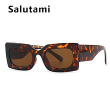 Carica l&#39;immagine nel visualizzatore di Gallery, Unique Orange Square Sunglasses For Women  Brand Elegant Gradient Uv400 Sun Glasses Men Hip Hop Black Green Eyewear