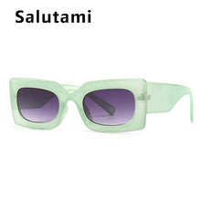 Carica l&#39;immagine nel visualizzatore di Gallery, Unique Orange Square Sunglasses For Women  Brand Elegant Gradient Uv400 Sun Glasses Men Hip Hop Black Green Eyewear