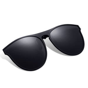 Unisex Clip-on Sunglasses Anti-Glare Driving Polarized Glasses With Flip Up Prescription Glasses UV400 Protection Glasses Clip