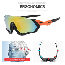 Load image into Gallery viewer, Unisex Cool Cycling Glasses Windproof Dustproof Sun Glasses Women Semi-Rimle Protective Eyewear Sports Road Bike Men Sunglasses