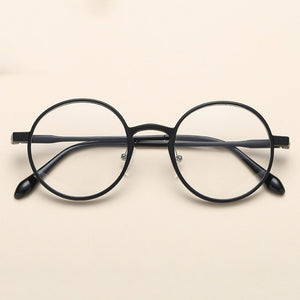 Unisex Excellent Ultem Round Glasses Frames Women Men Clear Lens Trendy Spectacles Casual Vintage Eyeglasses Frames