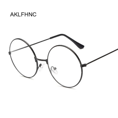 Unisex Classic Gold Metal Frame Glasses Women Classical Vintage Style Optical Round Glasses For Reading