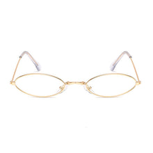 Load image into Gallery viewer, Unisex Classic Gold Metal Frame Glasses Women Men Classical Vintage Style Optical Glasses Transparent For Reading