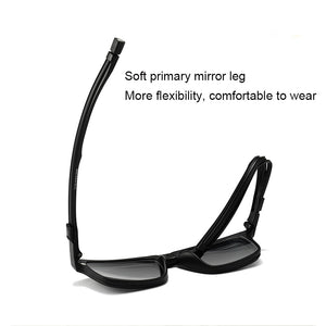 Occhiali unisex Occhiali da sole retrò con 5 lenti intercambiabili per uomo Donna Telaio infrangibile TR90 Clip-on Protezione solare UV 