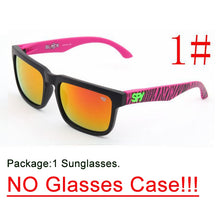 Load image into Gallery viewer, Unisex HELM Ken Block Sunglasses Men Rectangle Colorful Outdoor Beach Sun Glasses Reflective Coating Happy 43 Lens UV400 Eyewear