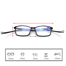 Load image into Gallery viewer, Unisex Magnet Reading Glasses Men and Women Adjustable Hanging Neck Magnetic Front Rim Reading Eyeglasses