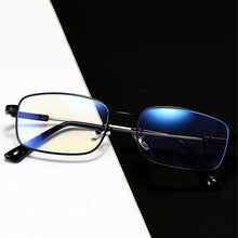Load image into Gallery viewer, Unisex Metal Bifocal Spectacle Reading Glasses Anti Blue Light Presbyopia Eyeglasses Far Sight Spectacles Hyperopia Eyewear