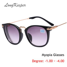 Load image into Gallery viewer, Unisex Myopia Sunglasses Women Metal Legs Student Diopter Myopia Glasses Men -1.00 -1.50 -2.00 -2.50 -3.00 -3.50 -4.00