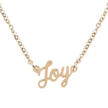 Load image into Gallery viewer, Unisex Name Necklace Titanium Steel Personalized Necklaces For Gift Pendant Choker Name Collar Chain Nameplate Pendant Necklace