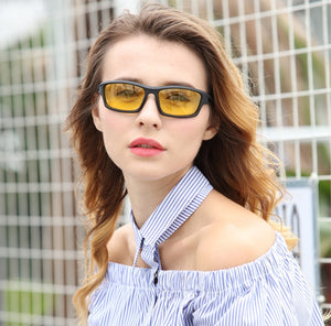 Unisex Night Vision 100% UV400 Polarised Driving Sun Glasses For Men Polarized Stylish Sunglasses Male Goggle Eyewears Gafas