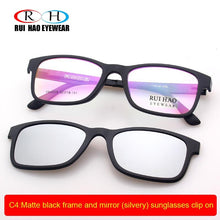 Load image into Gallery viewer, Unisex Optical Eyeglasses Frame Men Prescription Glasses Frames Rui Hao Eyewear Sunglasses Clip on Polarized Sunglasses Clip