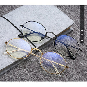 Unisex Oval Metal Optical Glasses Frame for Men & Women, Prescripition Eyeglasses for Myopia & Presbyopia Glass Frames F0220