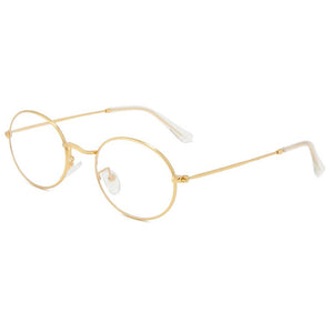 Unisex Oval Metal Optical Glasses Frame for Men & Women, Prescripition Eyeglasses for Myopia & Presbyopia Glass Frames F0220